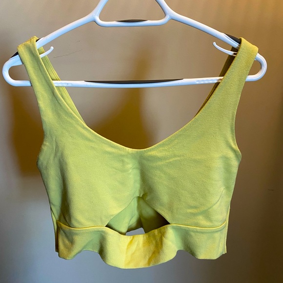 Streetwear Society Lime Cut Out Top - Picture 1 of 4